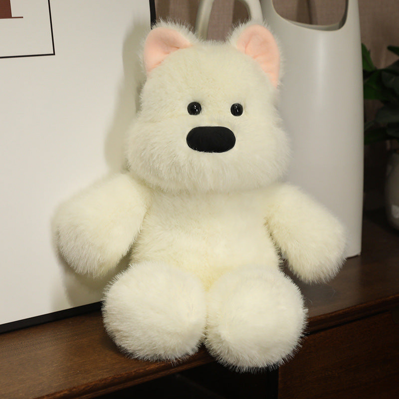 Fluffy Animal Plush Toys – Soft Stuffed Elephant, Lamb & Polar Bear Dolls for Kids and Decor
